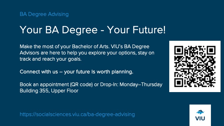 BA degree advising digital ad