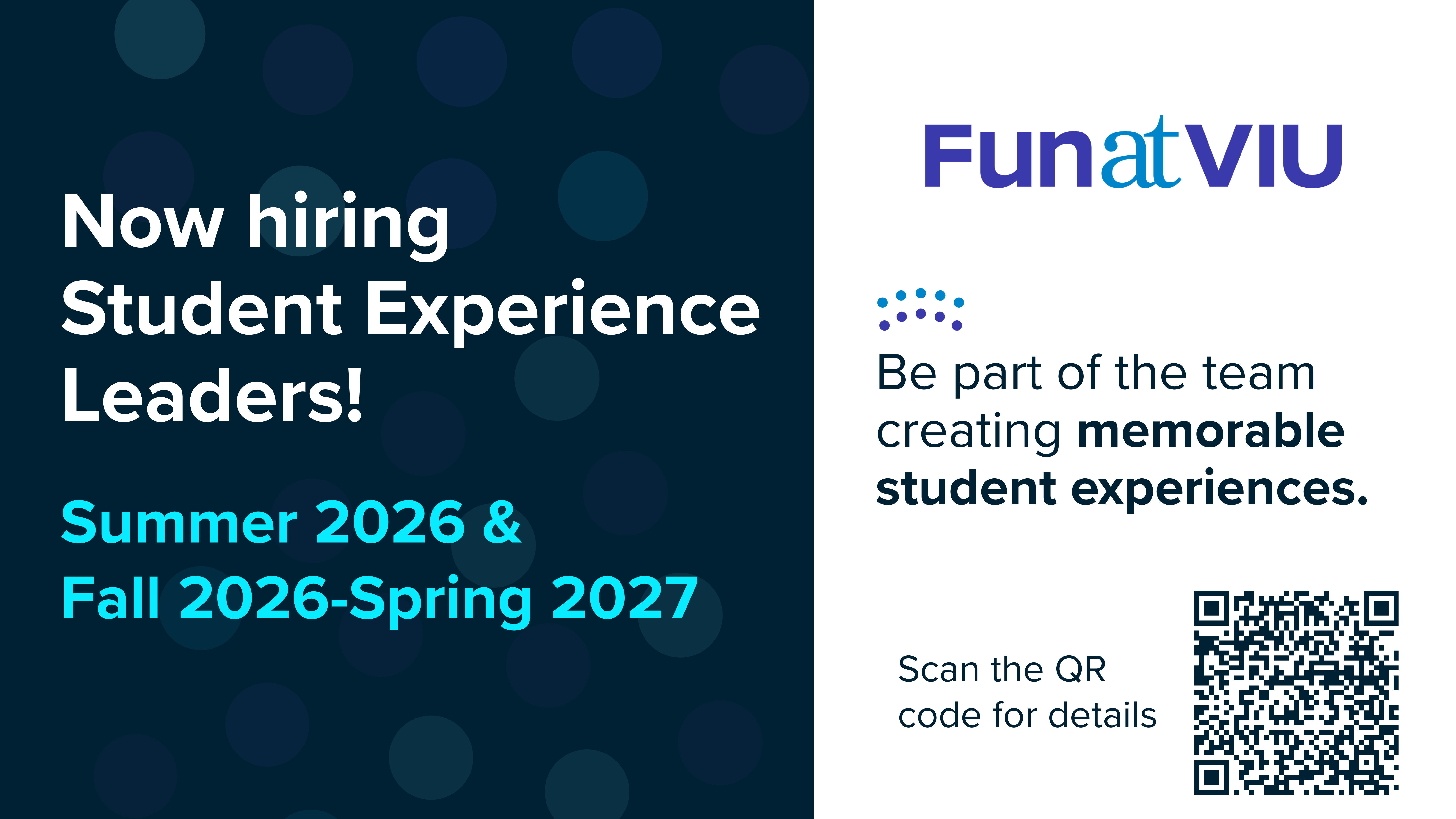 Fun at VIU jobs ad 1