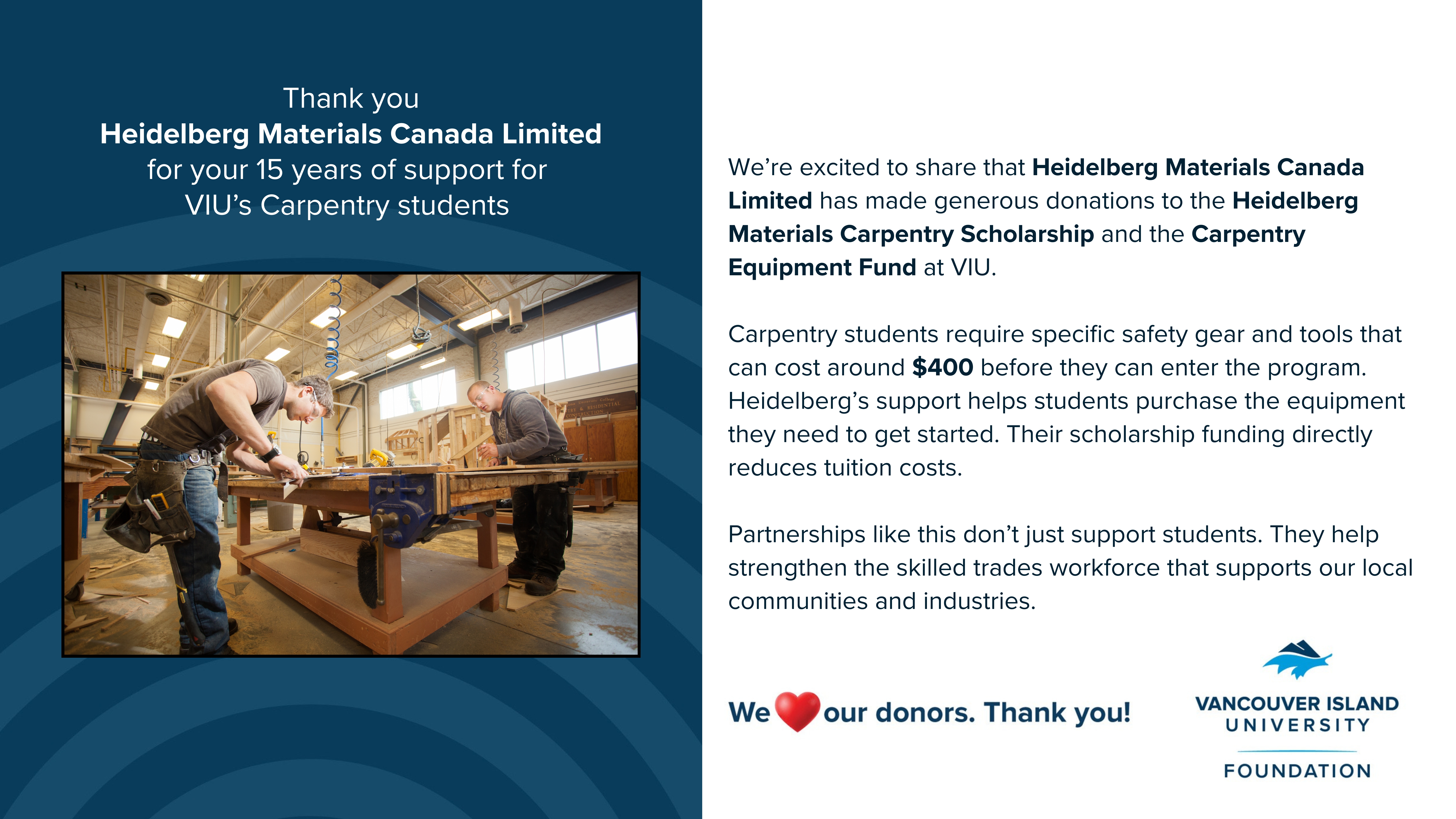 Heidelberg Materials Canada Limited Thank You